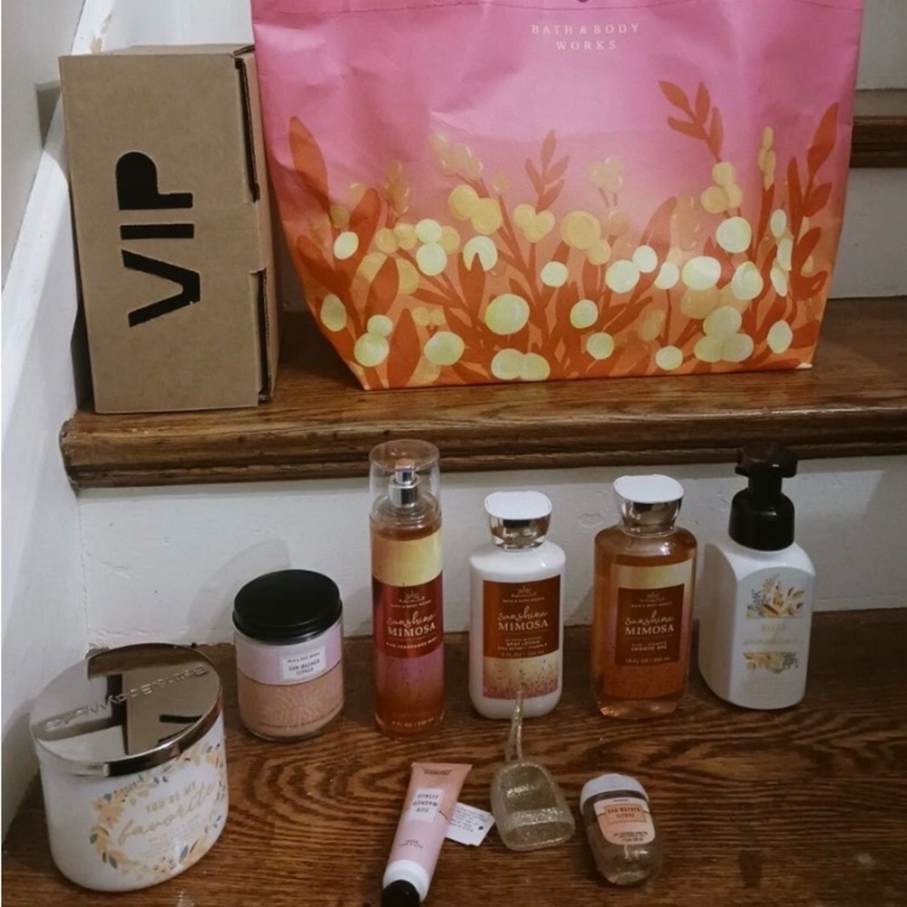 Bath & Body Works sunshine Mimosa Set VIP MOTHER’s DAy